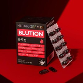 NutriCore (현대백화점)뉴트리코어뉴트리코어xDr 블루션 블러딕스(1230 mg x 60캡슐) (Hyundai Department Store) NutriCore NutriCore x Dr. Blue Sun Blur Dicks (1230 mg x 60 capsules)