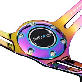 Auto Dynasty NRG Innovations ReinReplacement forced RST-018BR-MC 350mm 3Deep Dish Classic Brown Wood Steering Wheel