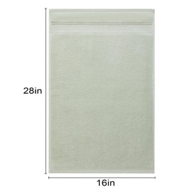 QAJ 6 Pack Hand Towel Set, 16 by 28 inches, 100% Cotton Ultra Soft and Highly Absorbent, Quick Drying, for Hotels, Spa, Bathroom