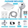 Shower Head Set, High Pressure 8'' Rainfall Stainless Steel Shower