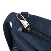 Travelon Unisex's Anti-Theft Metro Saddle Crossbody, Navy Heather, One Size