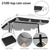 Swing Chair Canopy Replacement, 3 Seater Garden Seat Canopy Cover,