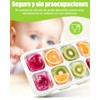 Molde para cubitos Silicona, 4 PCS Moldes para Cubitos de