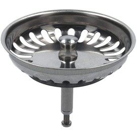 Blanco 125555 Strainer Basket with Pins for Eccentric Operation Stainless Steel, 8.2cm