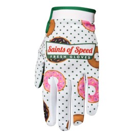 Saints of Speed Mountain Bike & Motorcycle Gloves (Medium, Glazers)