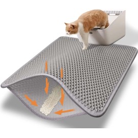Unbranded 23" x 17" EVA Honeycomb CAT LITTER MAT Double Layer Non-Slip Odor-Free Box