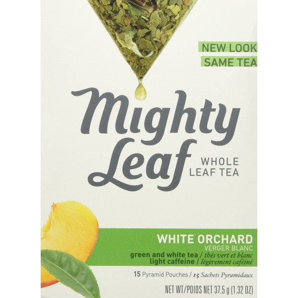 Mighty Leaf - White Tea White Orchard - 15 Tea Bags (1.32 oz / 37.5 g)