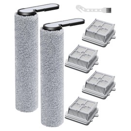F25 Brush Roll and HEPA Filter Replacement Kit Accessories Compatible with Roborock F25/F25 ACE/F25 ALT/F25 LT/F25 RT/F25 ACE/F25 GT/F25 Ultra Cordless Wet Dry Vacuum Cleaner