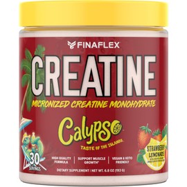 FINAFLEX Creatine Powder – Calypso Strawberry Lemonade Flavor, 30 Servings – Pure Monohydrate for Muscle Strength, Growth & Recovery          출처