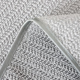 Garden Tablecloth, Soft Foam Material, Non-Slip, Weatherproof, 6 Colours (Light Grey, 160 x 220 cm, Oval)