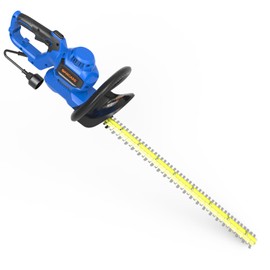 GARCARE 4.5Amp Corded Electric Hedge Trimmer - 24" Dual-Action Blade, 0.7" Cutting Capacity, Lightweight & Adjustable Handle for Lawn, Garden, Shrub Trimming
