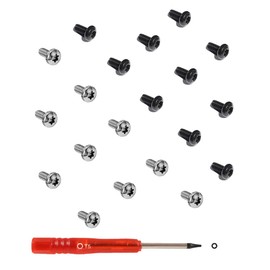 Studio 2 Headband Screws Replacement, Replacement Headband Screws and Mangetized Screwdriver Repair Kit Compatible with Studio3.0 Studio 2.0 Headphone((10pcs Silver+10pcs Black)