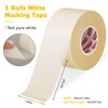 5 Rolls Masking Tape 2 Inches Wide 1.89In × 55Yd