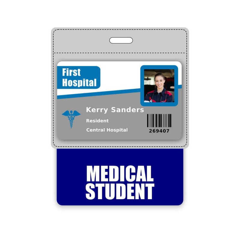 Medical Student Badge Buddy Horizontal w/Height & Weight Conversion Charts