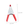 Tofficu 10pcs Carbon Steel Tent Clamps Strong Alligator Clips for