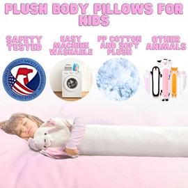 Cuddle Paws Penguin Plush Body Pillow for Kids 23 inches, Long Penguin Plush Toys for Kids, Penguin Cuddle Pillow, Giant Penguin Stuffed Animal, Penguin Gifts for Kids