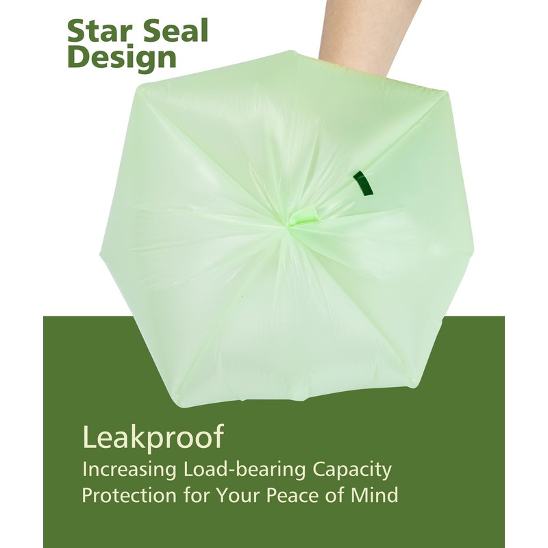AYOTEE 150 Count Compostable Trash Bags 3 Gallon Trash Bag,