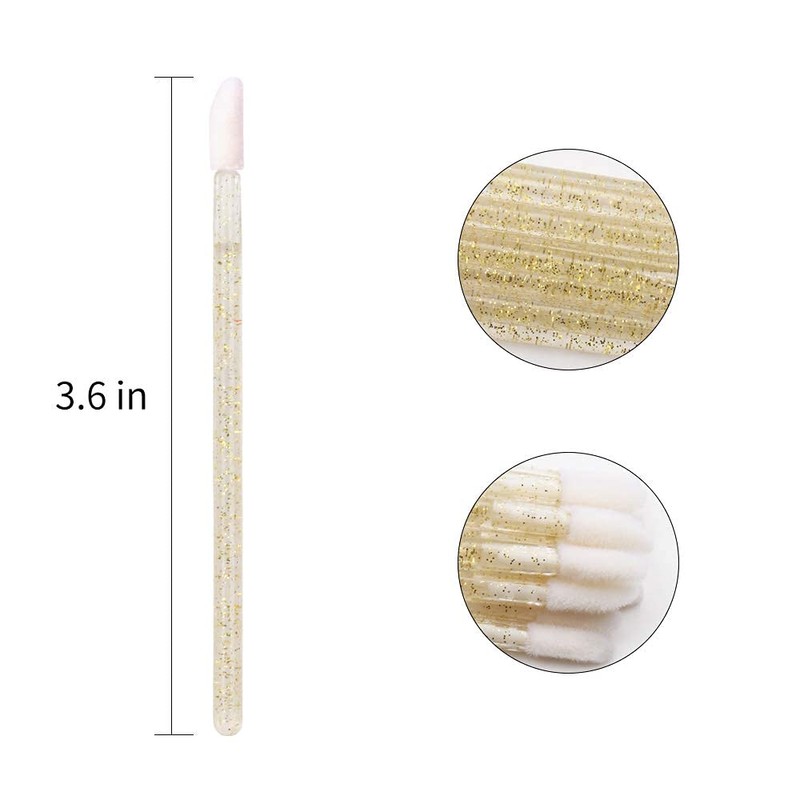 300 pinceles de labios desechables para brillo de labios, aplicador