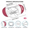 SCHVUBENR 4.72 Inch Large Apple Slicer with 12 Blades -