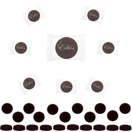 Fruidles Sugar-Free Premium Hard Candy Suckers, Mini Fruit Button Candies, Kosher Certified Parve, Uses Sorbitol, Low-Sodium, Individually Wrapped (16oz (1 Pound) 150 Pcs, Chocolate)