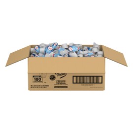 Nestle Coffee mate Coffee Creamer, French Vanilla, Liquid Creamer Singles, Non Dairy, No Refrigeration, 0.375 fl oz Tubs (Pack of 180)