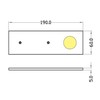 kalb Material für Möbel LED Kitchen Light, Under-Unit Light, Surface-Mounted