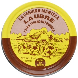 La Genuina Manteca Ubre Tin/Lata 3 Oz. (90g.) Extra Strength Formula