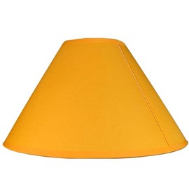 Empire Cotton Coolie Lamp Shades for Table Lamps and Pendant Ceiling Lights - 30cm Dia Cream (Mustard)