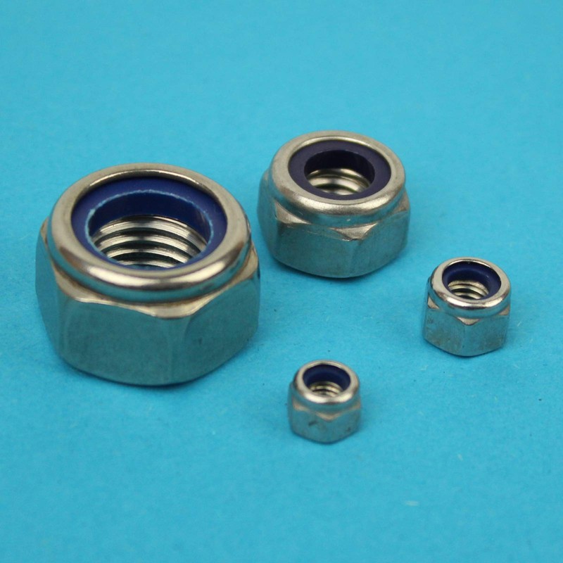 Eisenwaren2000 | M4 locking nuts (100 pieces) - self-locking stop