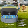 SAFANA 87 inch Round Dog Pool Cover [Upgrade 420D Thickened]