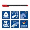 STAEDTLER Triplus Fineliner 334 Triangular Fineliner, Approx. 0.3 mm, Cardboard