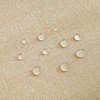 SPRICA Round Tablecloth 200cm Diameter Water Resistance Linen Texture Spill