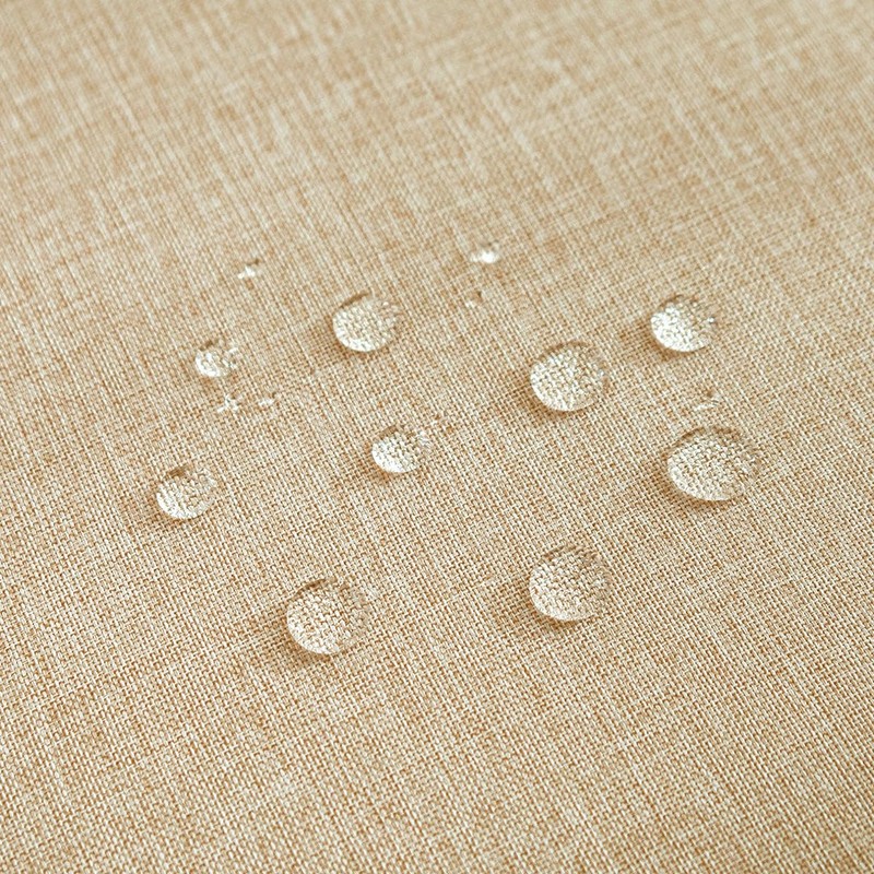 SPRICA Round Tablecloth 200cm Diameter Water Resistance Linen Texture Spill
