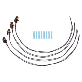 Injector Plug Injector Cable Common-Rail Injector Wiring Harness Repair Kit Cable Set for Boxer Ku-ga MK2 Mondeo MK4 Mondeo MK3 Grand C-Max S-Max Ranger Transit Connect Tourneo Courier