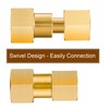 Tsinghwang 2 Pack Brass CGA-320 to CGA-580 Tank Adapter, Welding