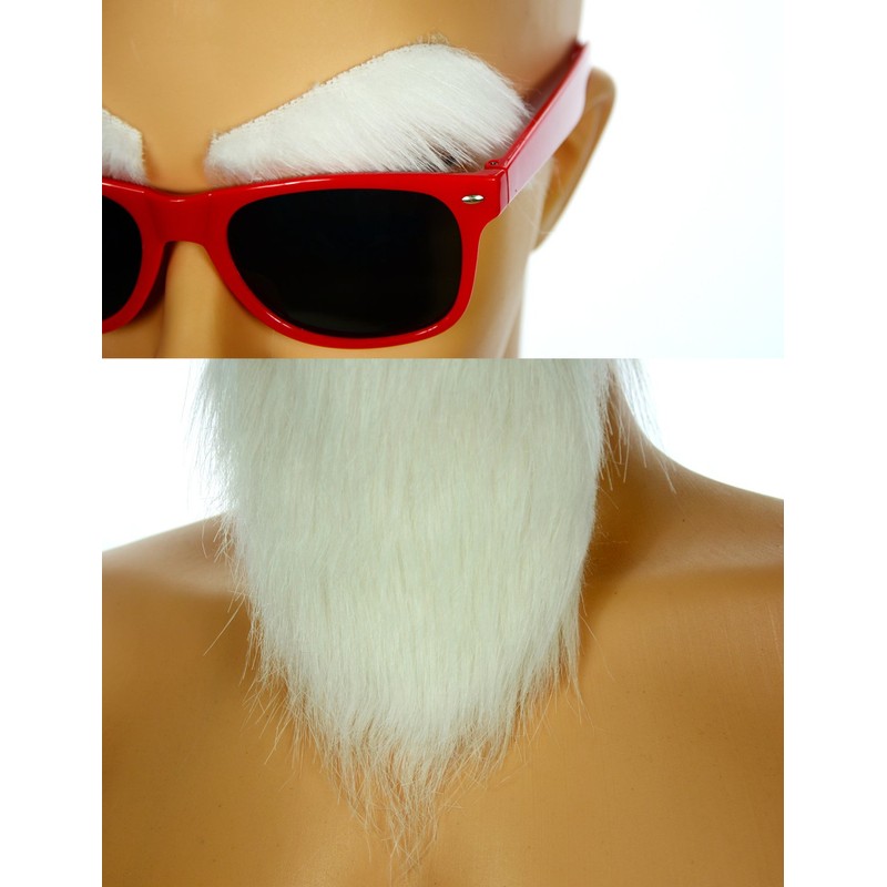 Party Chili Kame Sennin Master Roshi Costume White Beard Mustache