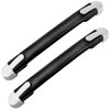 FERCAISH 2 Pack Suitcase Handle Replacement, Black Plastic & Zinc