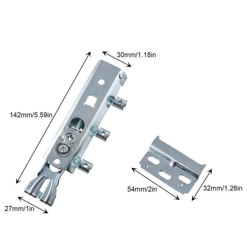 JCBIZ 1 Set Concealed Cabinet Hanger Invisible Cupboard Wall Brackets
