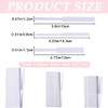 CRASPIRE CRASPIRE 300Pcs Perfume Test Strips 3 Style Rectangle Perfume