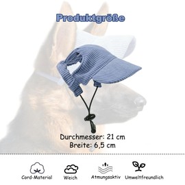 1 Piece Fashionable Dog Baseball Cap, Baseball Cap, Adjustable Sun Protection, Dog Sun Hat with Ear Holes, Pet Summer Hat for Small and Medium Dogs (L, Blue)