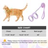shudyear Cat Harness, Safety Leash Set for outings and Travelling