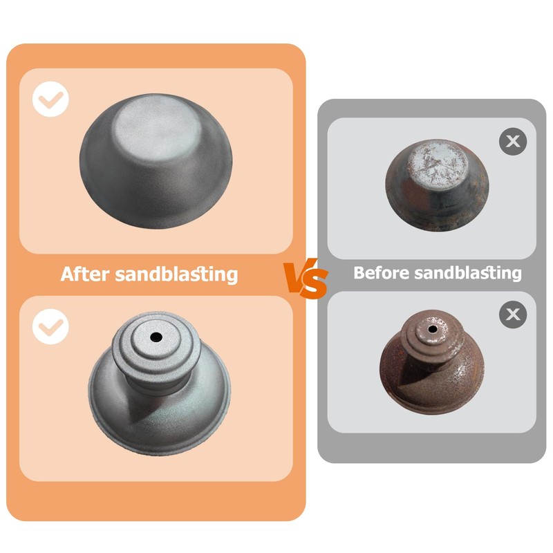 Sand Blaster Gun Kit with 4 Ceramic Nozzles, 8ft Sandblasting