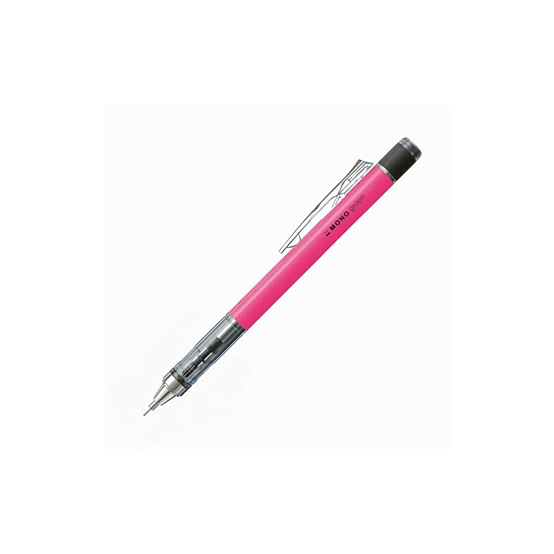 Tombow Mechanical Pencil, Monograph 0.5mm, Neon Pink (DPA-134F)
