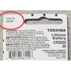 2 x New Original Toshiba CR2032 CR 2032 3V LITHIUM BATTERY BR2032 DL2032 Remote