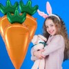 HADCKJA Carrot Balloons Easter Balloons Carrot Easter Foil Balloons for