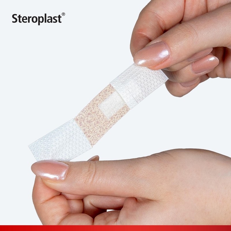 Steroplast Fabric Plasters | 16 Assorted Plasters | Heavy-Weight &