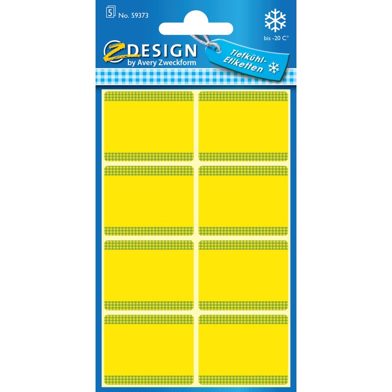 Avery Zweckform 59546 Jam Labels, Removable Wall Stickers – 12