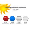 Sun Visor Windshield Light Blocker Strip Vinyl Wrap Fits All