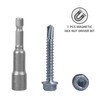 (Pack of 120) DIN 7504K Galvanised Steel 5.5 x 38mm
