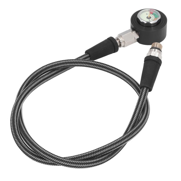 Diving Pressure Gauge, Professional Luminous Submersible Diving Night Glow Pressure